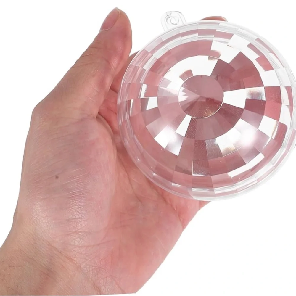 Clear Disco Balls (20) Ornaments for Parties (retail $12 for 5)